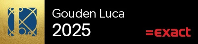 Banner Gouden Luca 2025 voor Kontado